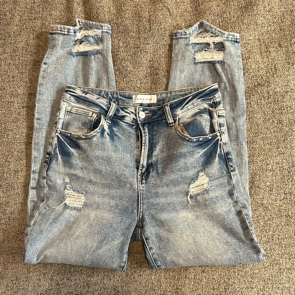 Risen Distressed Boyfriend Jean